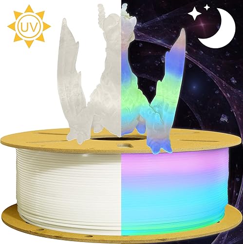 Miniatura 9 de Filamento PLA con efecto sedoso de color verde lima, brillante, 116 pulgadas, material de impresión 3D, 2.2 libras, de plástico, apto para