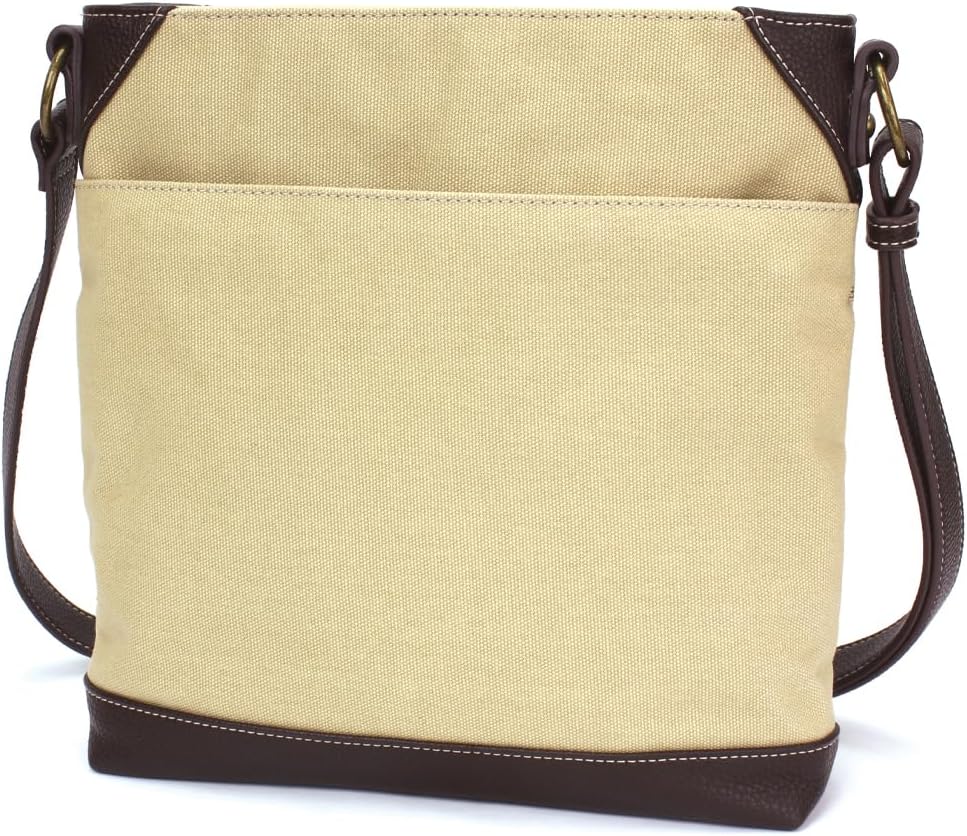 CHALA Canvas Crossbody Women Mid-Size Crossbody Shoulder Purse with Adjustable Strap - Image 3
