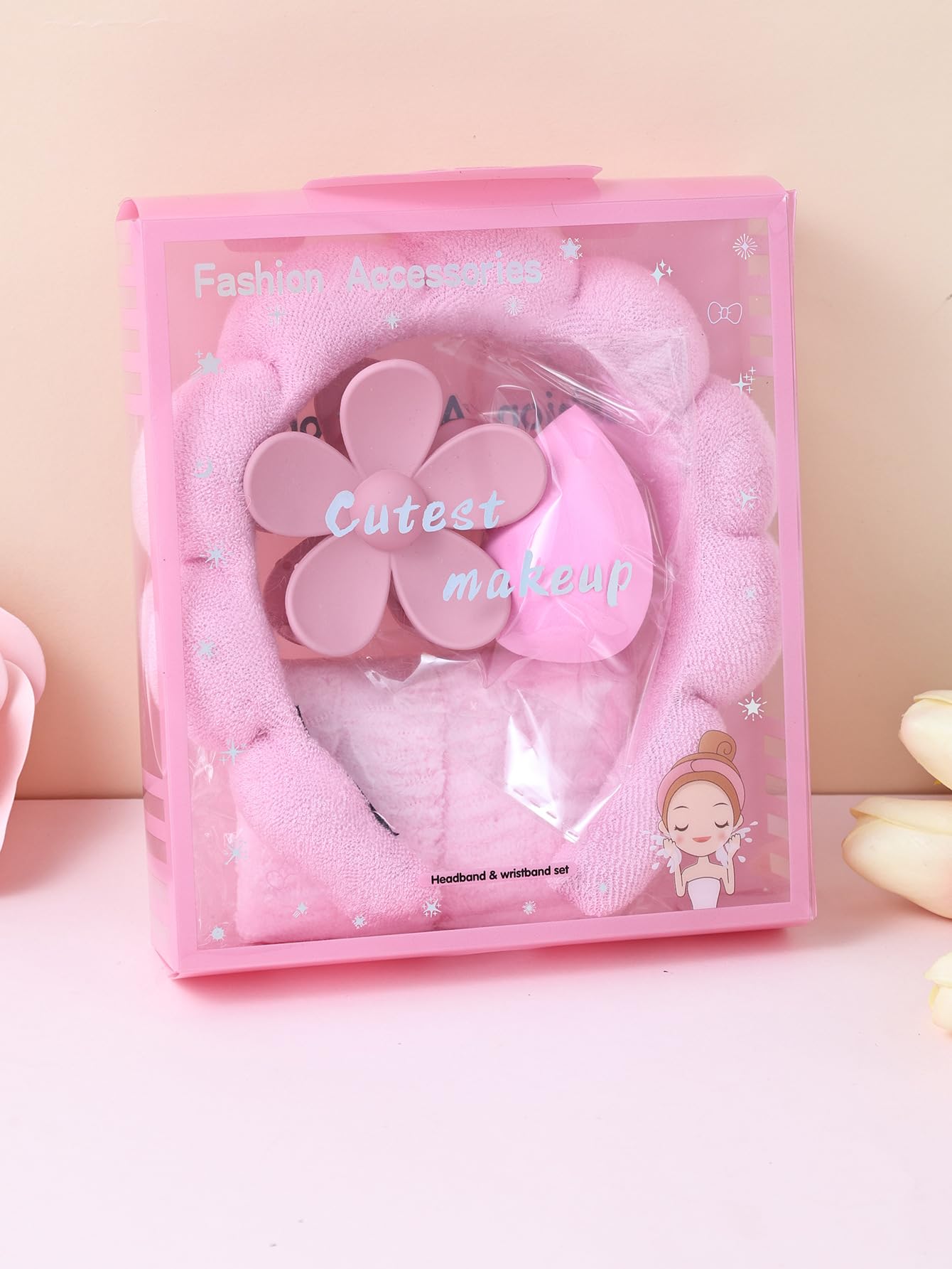 Diademas de spa para lavarse la cara, maquillaje, cuidado de la piel, diadema para mujer, diadema de belleza facial de burbujas, diadema de toalla de ducha hinchada