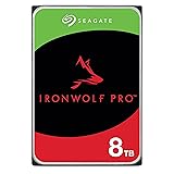 Seagate IronWolf Pro, 8 TB, Enterprise NAS Internal HDD –CMR 3.5 Inch, SATA 6 Gb/s, 7,200 RPM, 256 MB Cache for RAID Network Attached Storage (ST8000NT001) IronWolf Pro 8TB NAS PRO