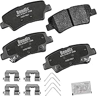 Vista 173 de Bendix Priority1 CFC154 - Juego de pastillas de freno de disco para Avanti II, Century, LeSabre, Regal, Riviera, chasis comercial, DeVille