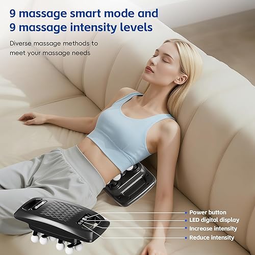 Miniatura 4 de cotsoco 20-Head Massage Gun Set, Deep Tissue Percussion Massager with 9 Modes and 9 Intensities, Quiet Handheld Muscle Massager for Back, Shoulders,