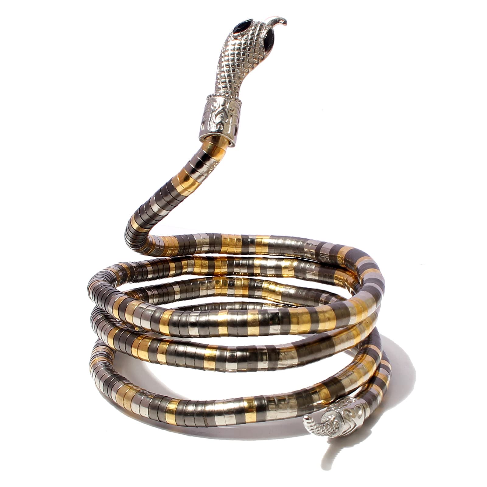 HaHaGirl Bendable Glexible Snake Necklace Bracelet for Women Adjustable Punk Snake Choker Flexible Multi-Purpose Medusa Necklace Hollween Jewelry, Alloy Metal, alloy, (B09JLPHVD8) Amazon Price History, Amazon Price Tracker