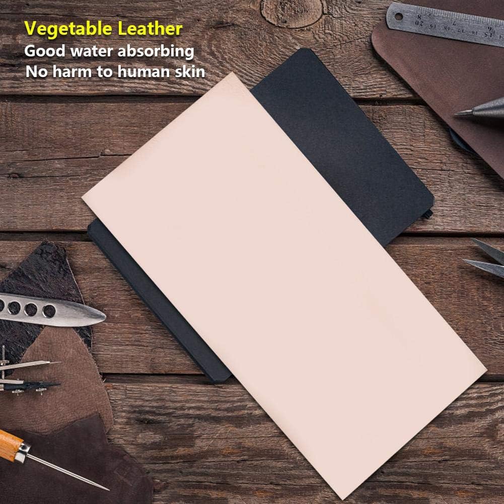 Sheens Vegetable Tanned Leather - Firm Full Grain Tooling Leather for Crafts Hobby Workshop (30 * 10cm), Sand Pink, 30*10cm - Image 3