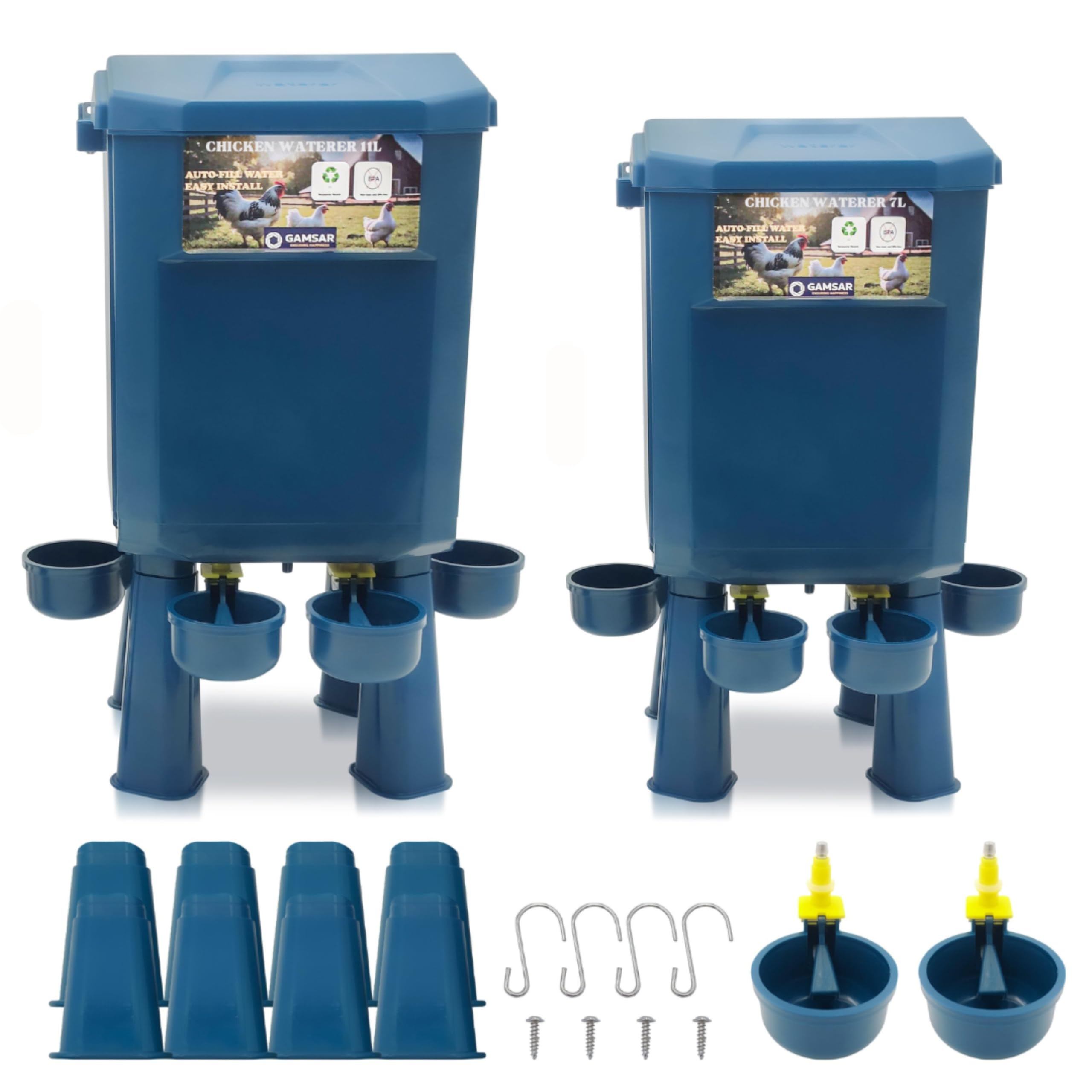 Bebedero automático anticianobacterias 11L 7L