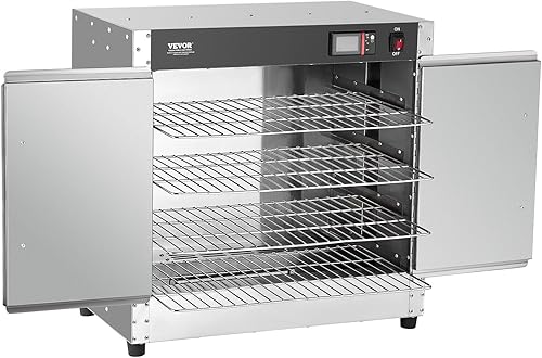 Miniatura 10 de VEVOR Calentador de alimentos Hot Box, calentador de concesión de 25 x 15 x 24 pulgadas con bandeja de agua, cuatro sartenes desechables de