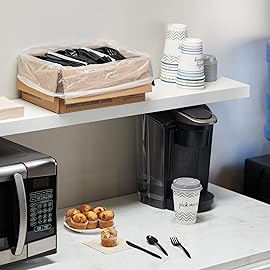 1,000 Plastic Disposable Cutlery Bulk Variety Pack Black Medium Weight Includes 334 forks, 333 knives, 333 soup spoons, Disposable Silverware Plastic Cutlery