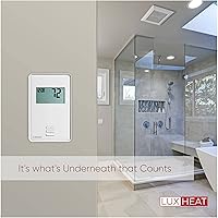 Vista 13 de Juego de cables calefactores de suelo radiante, 120 pies cuadrados - 240 V, sistema eléctrico de calefacción por suelo radiante debajo