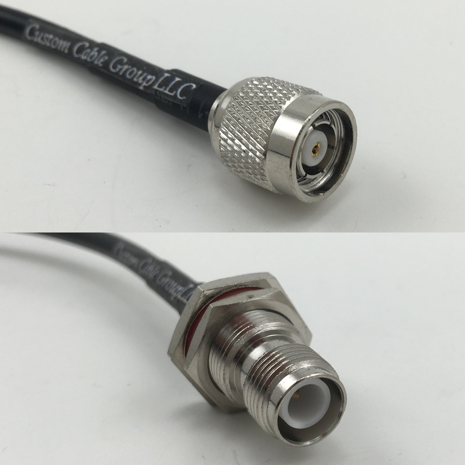 10 feet RFC240 KSR240 RP-TNC MALE to RP-TNC FEMALE BULKHEAD Pigtail Jumper RF coaxial cable 50ohm Quick USA Shipping