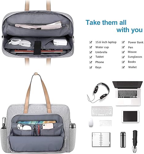 Miniatura 2 de MOSISO Bolsa de mano para laptop compatible con MacBook Pro de 16 pulgadas 2023-2019 M2 A2780 M1 A2485 A2141, cuaderno de 15-15.6 pulgadas, maletín