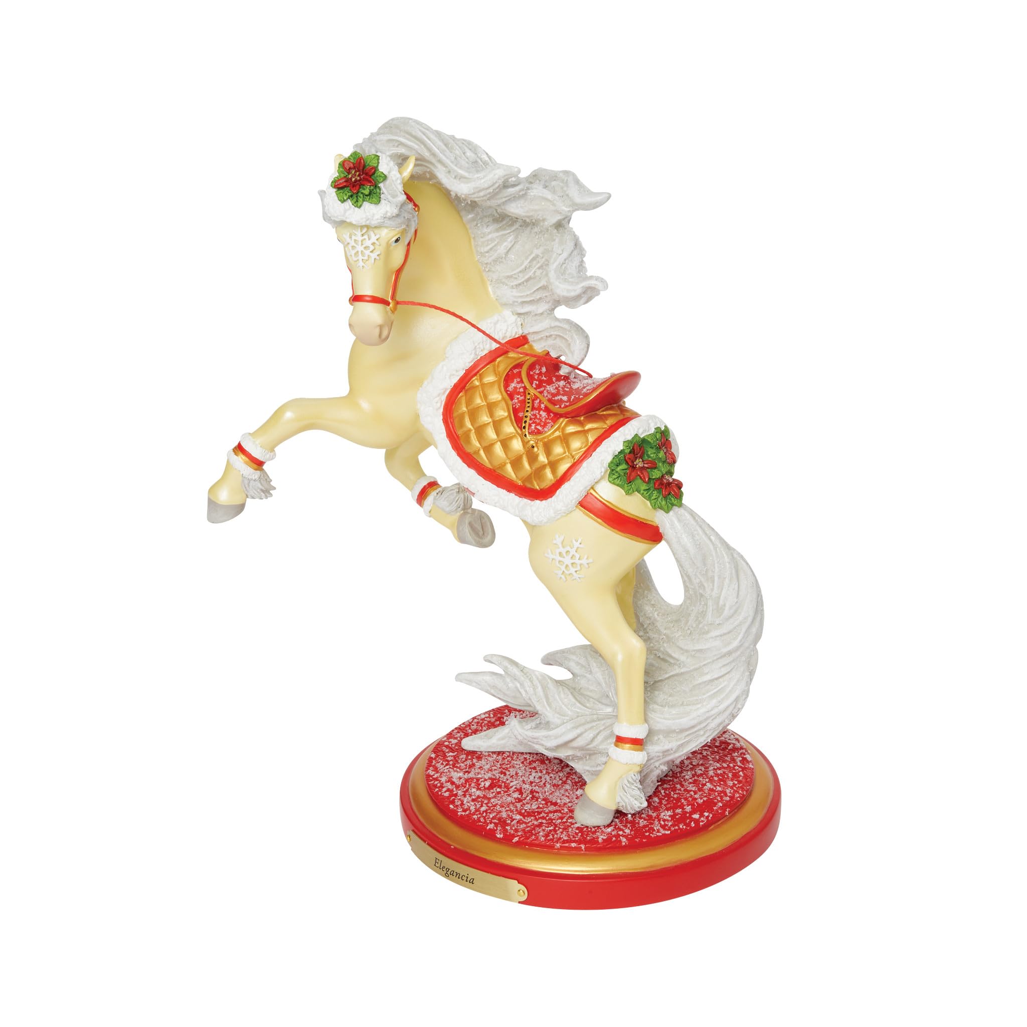 Enesco The Trail of Painted Ponies Weihnachtsfigur, Elegancia, 26 cm, Mehrfarbig