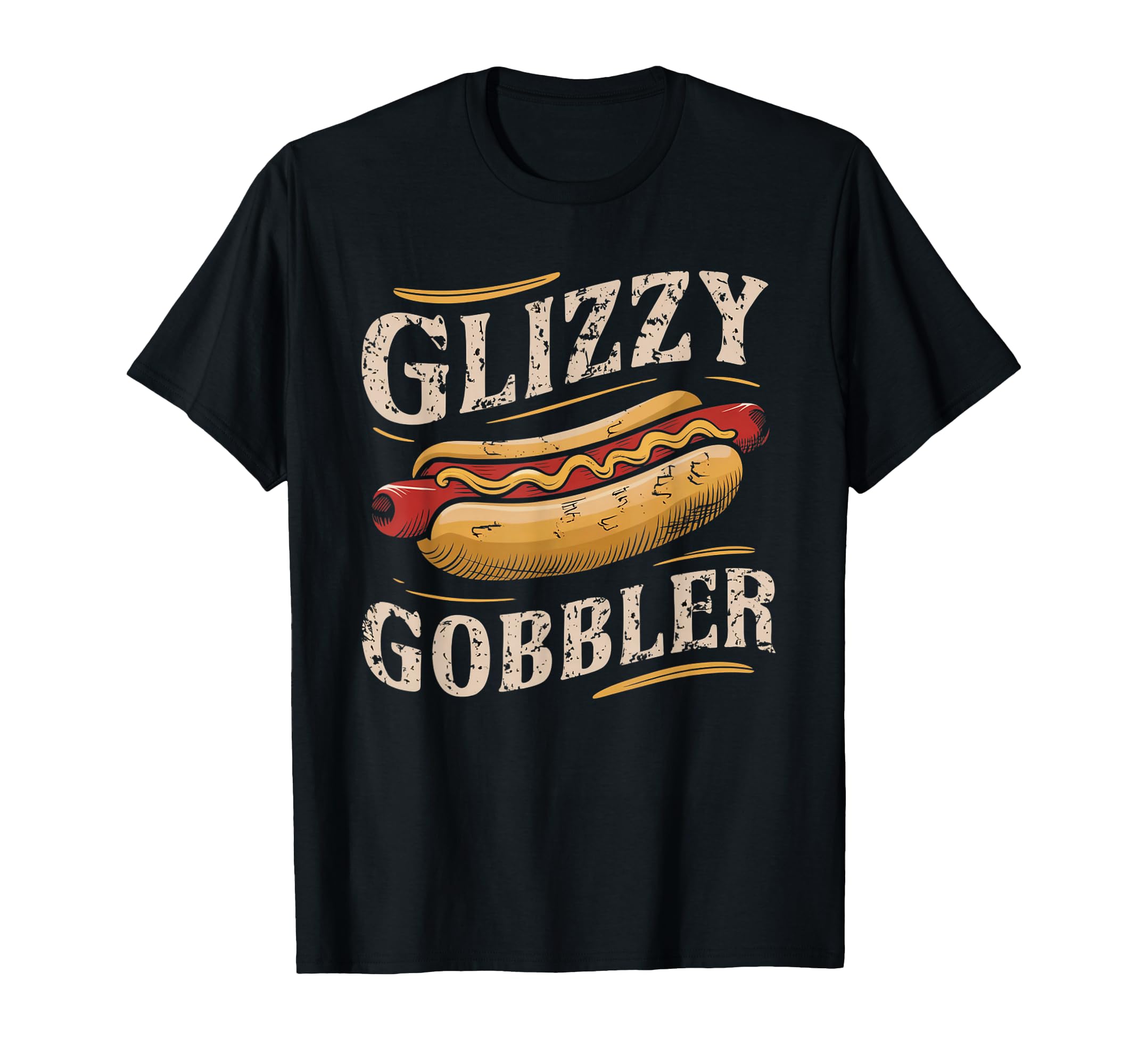 Glizzy Champ Gladiator Apparels Black Humorous Champion T-Shirt