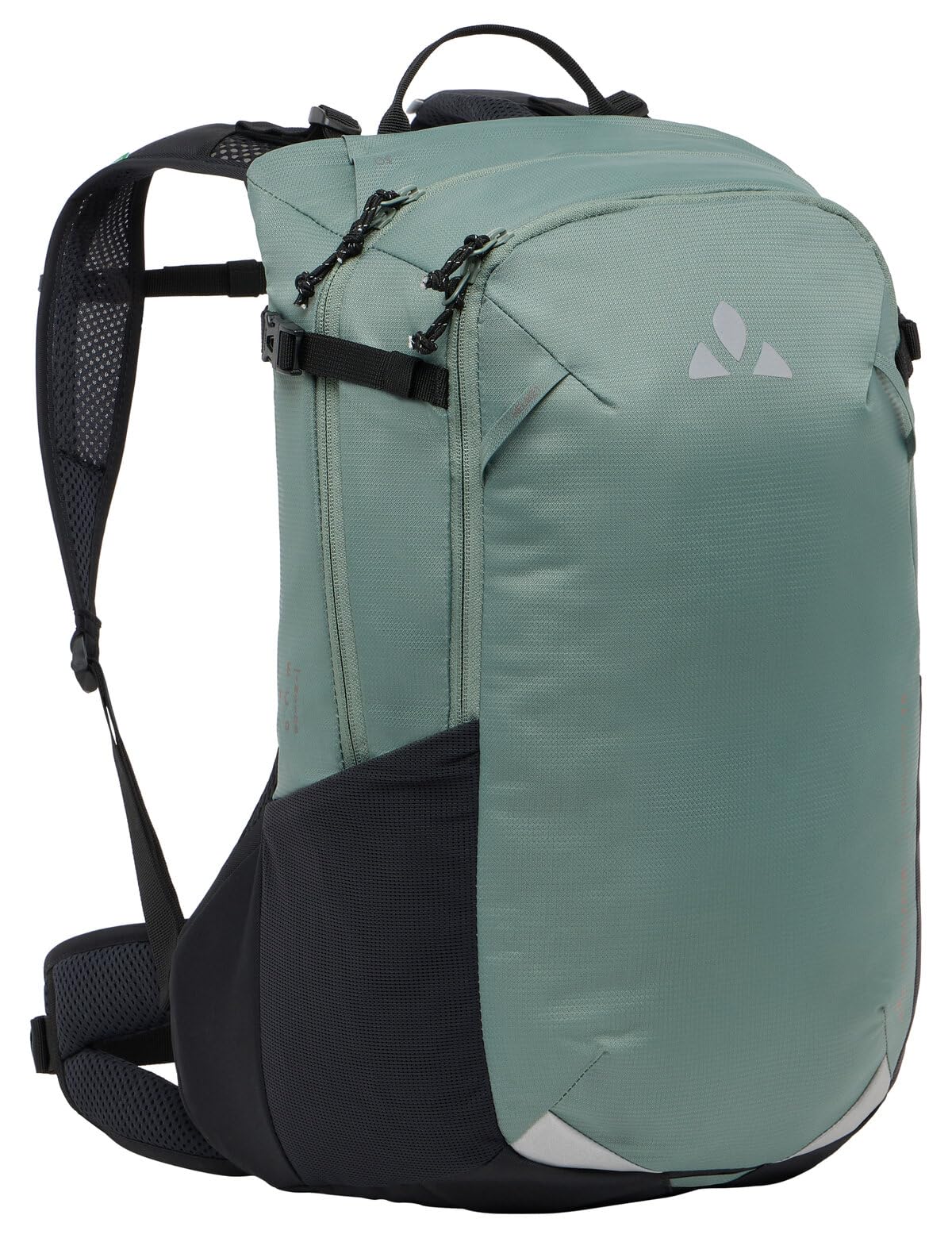 VAUDE Fahrrad Rucksack Trailvent 15 Liter, verstellbare Rückenlänge, belüfteter Netzrücken, agave, Einheitsgröße Sport & Freizeit