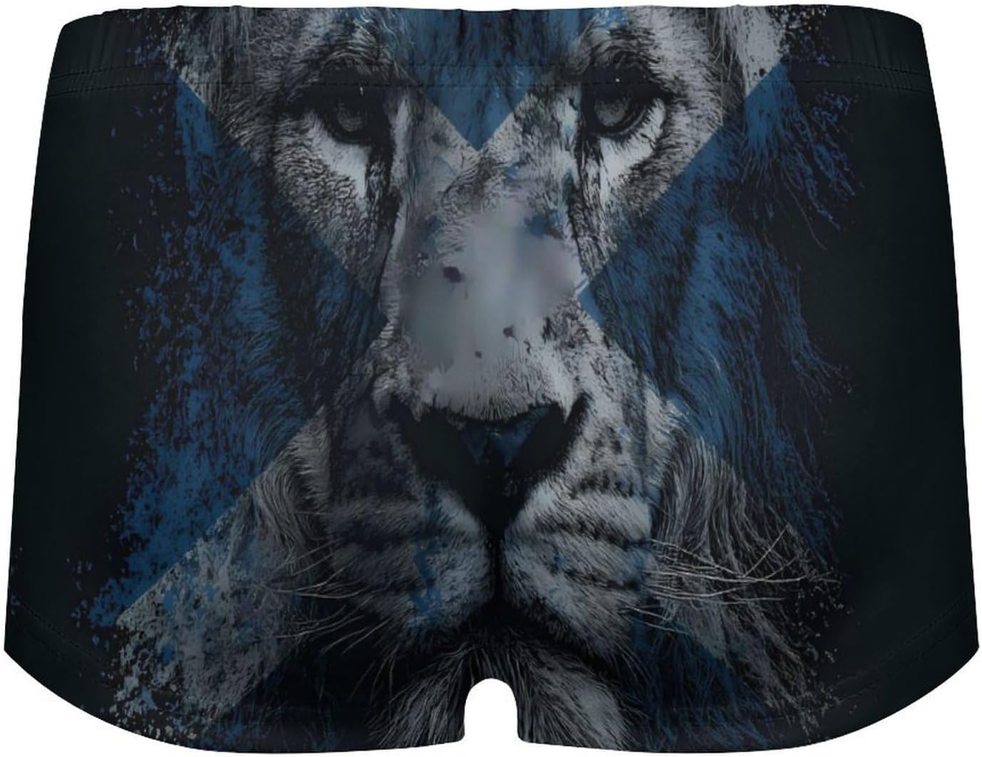 Scottish Flag with Lion Fashion Women's Boxer Briefs Breathable Underpants Trunks Stretch Underwear