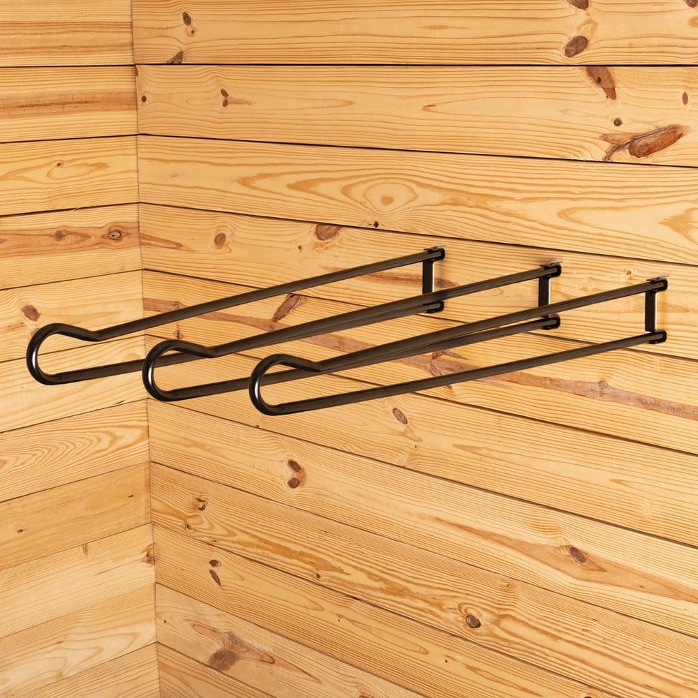 EASY-UP Swing Out Blanket Bar | Mounted Horse Blanket Rack | Heavy-Duty Aluminum Build | 39.5" x 5.25" Size | Space-Saving Design for Tack Rooms, Barns & Horse Shows