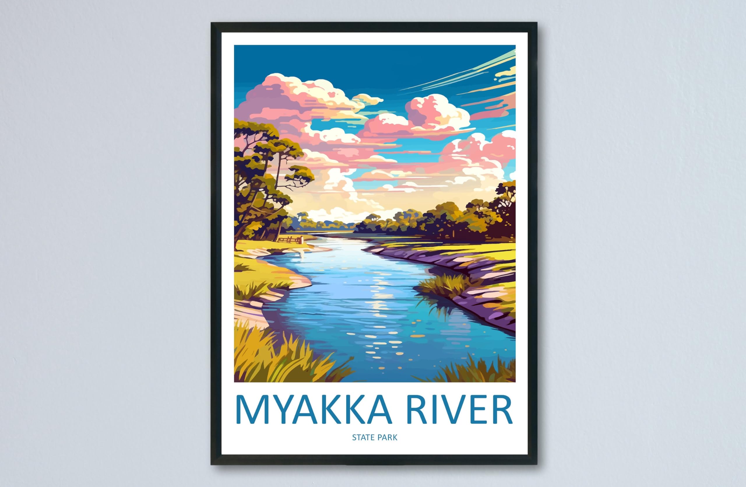 Myakka River State Park Travel Poster Wall Art Myakka River State Park Wall Hanging Home Décor Myakka River State Park Poster Art Lovers,82