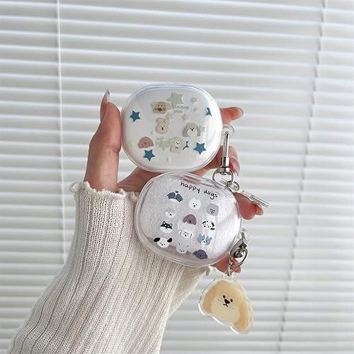 Miniatura 10 de Funda protectora transparente de TPU suave con diseño de animales de dibujos animados, compatible con auriculares Xiaomi Redmi Buds 4 Lite, funda