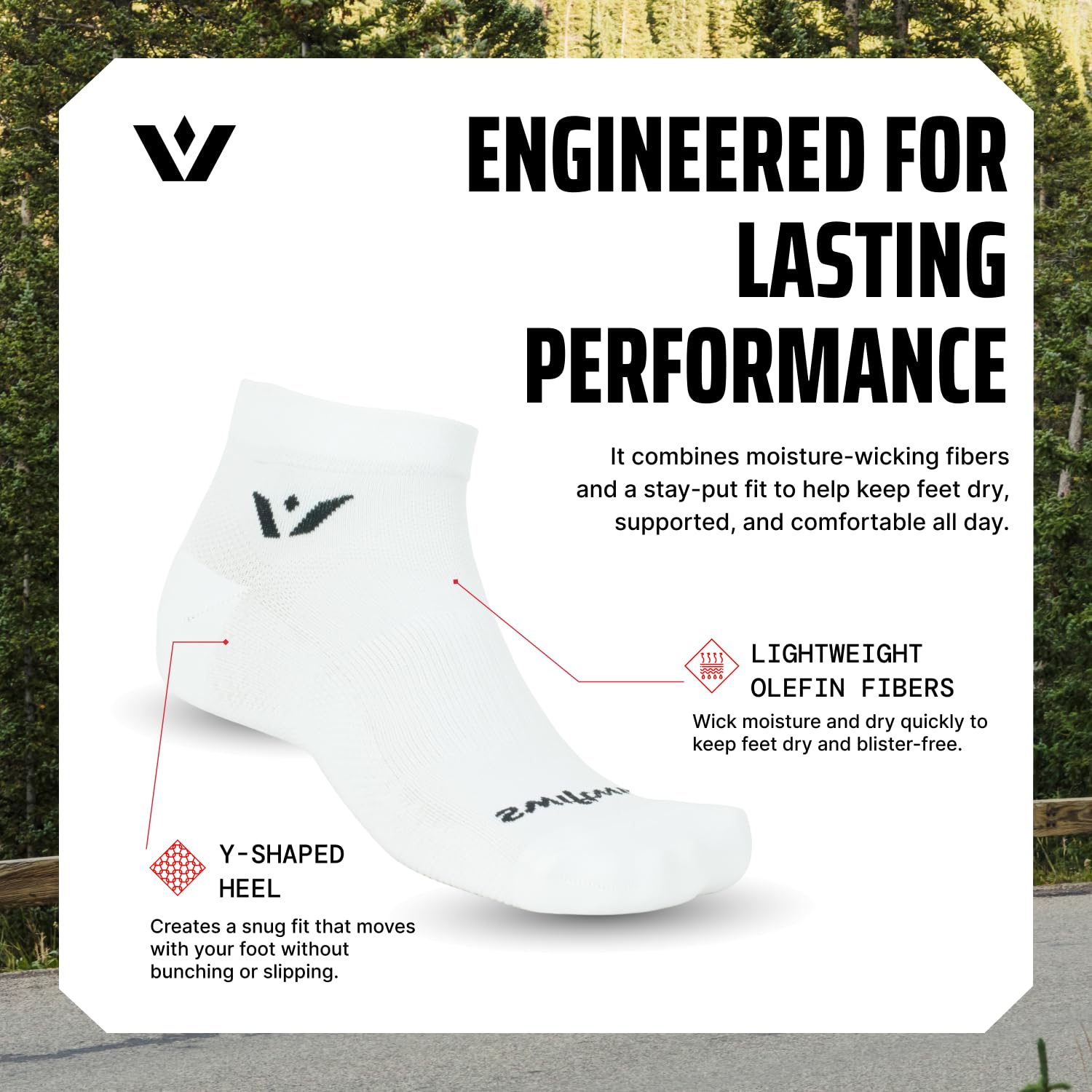 Swiftwick Performance jeden cal mankiet