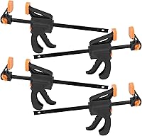 Vista 1 de Black Duck Brand Abrazadera de agarre rápido de 6 pulgadas, se convierte en esparcidor de 12 pulgadas