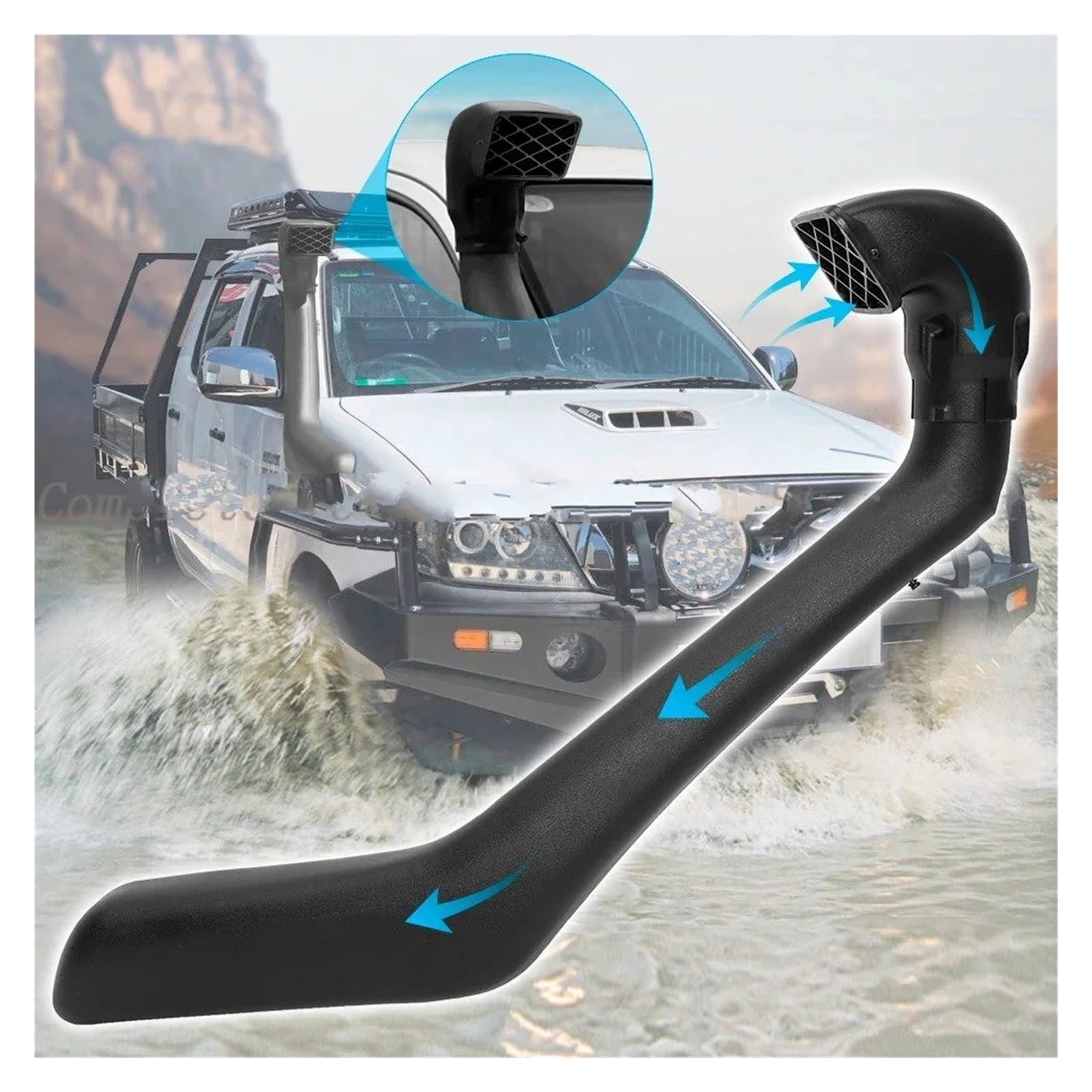 Auto Aria Tubo Per Toyota Per Hilux Per Vigo 2005-2014 Protezione Motore Accessori Fuoristrada 4x4 Kit Snorkel Per Presa D'aria Rialzata Per Auto