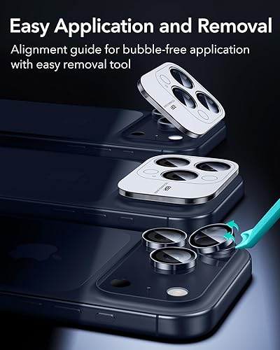 Miniatura 126 de ESR Protector de lente de cámara para Samsung Galaxy S23 Ultra, accesorios para Samsung S23 Ultra, vidrio templado ultrafino resistente a