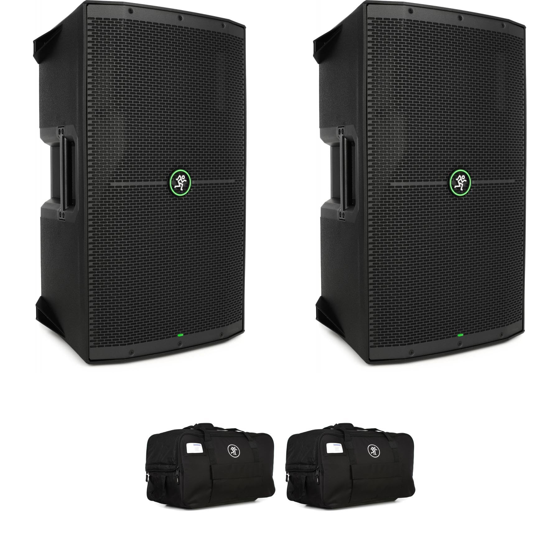 Mackie Thump212 12-Inch Powered Speaker Pair, 1400-Watt, Professional DJ Speakers with Bags, Lightweight and Portable PA System for Live Sound, Events, DJs, Bands, and Performances