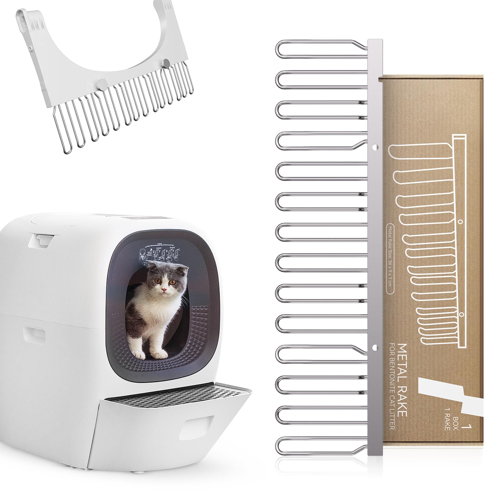 Amazon | RealScooper自動トイレ専用スコップ | LALAHOME | トイレ本体