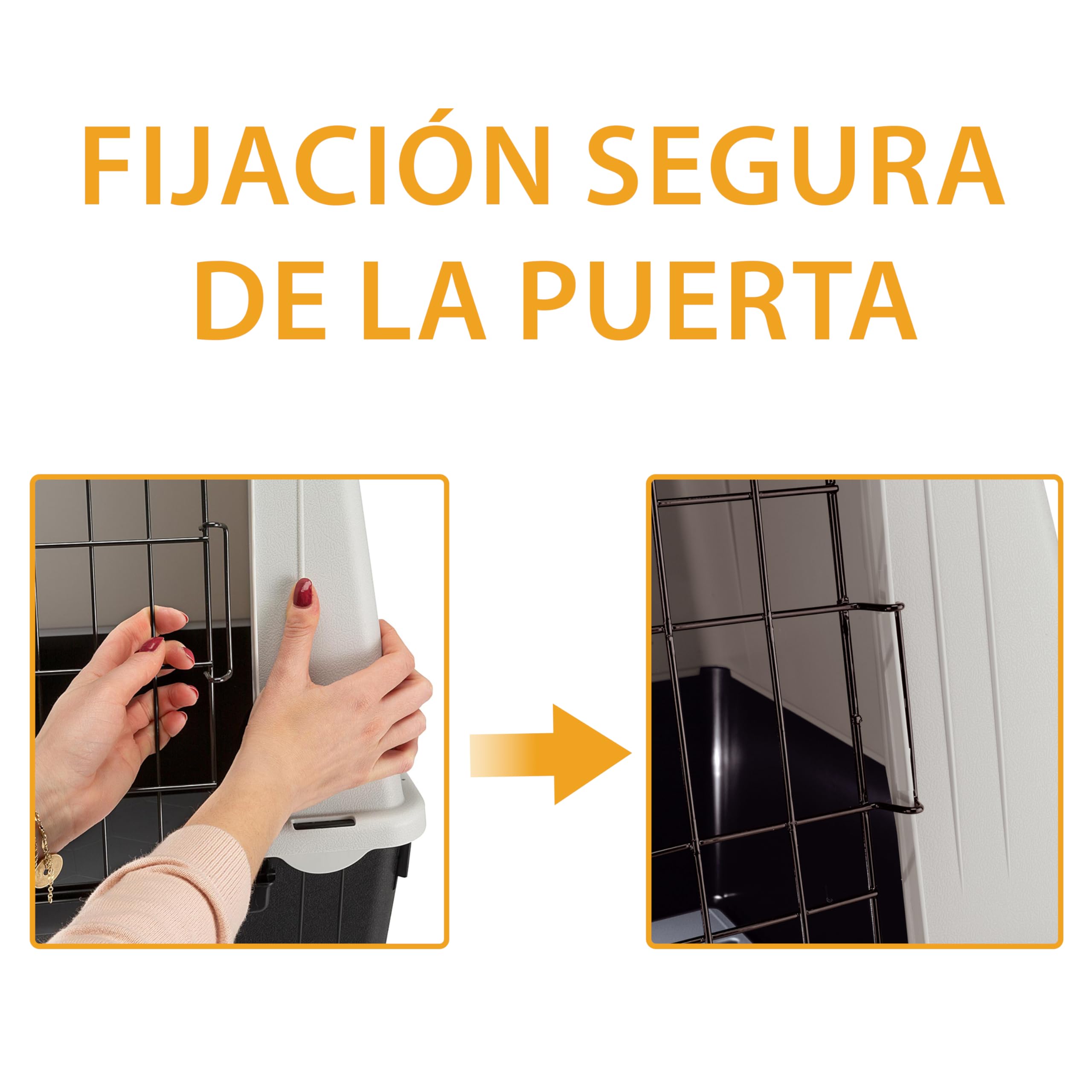 Ferplast Transportín para Perros para Automóvil Atlas Car Mini con Rejillas de ventilación, Alfombrilla de Drenaje incluida