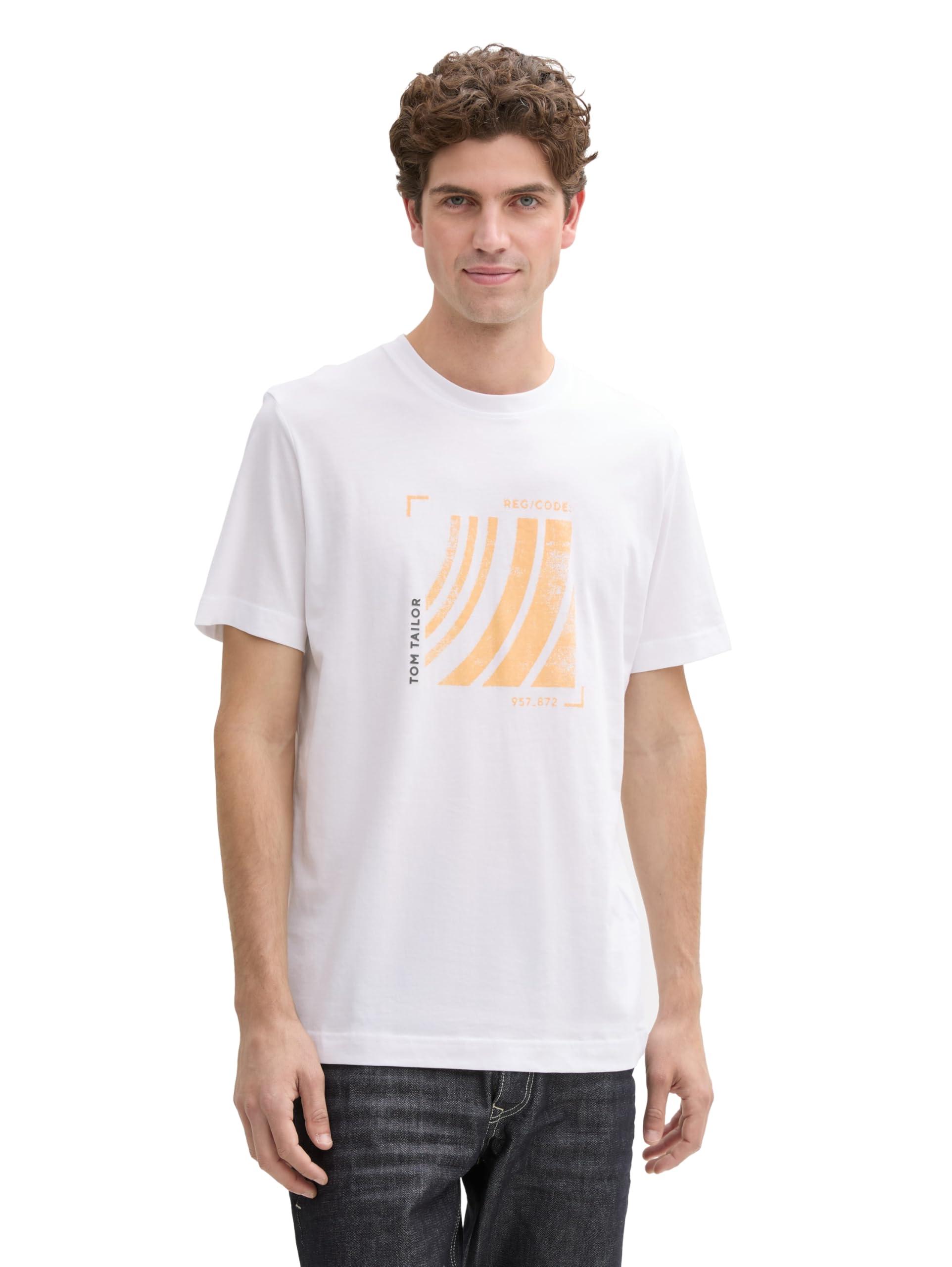 Tom Tailor Herren T-Shirt mit Print