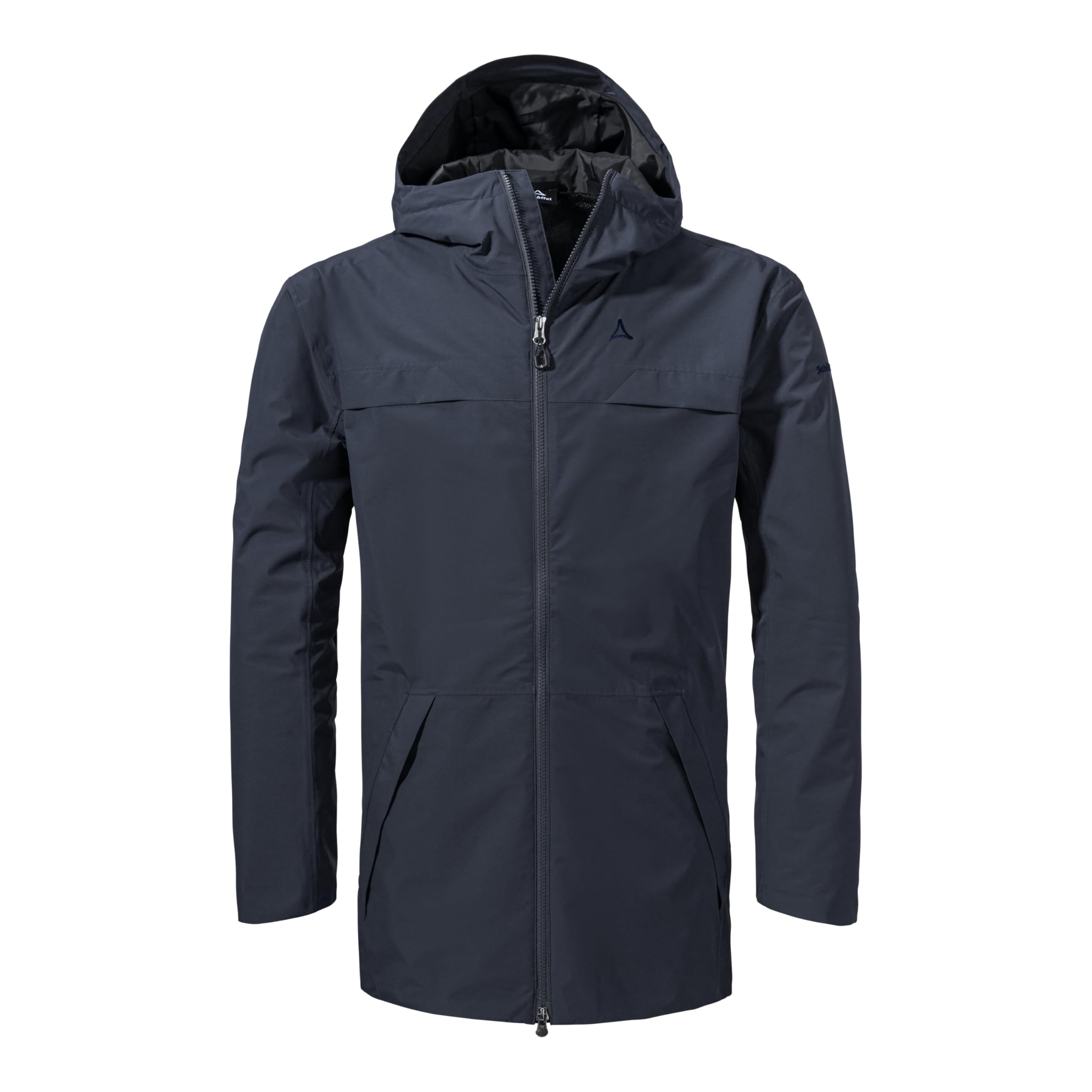 Schöffel Herren Parka Style Bohorok MNS, wasserdichter Regenparka aus recyceltem Material, atmungsaktive Allwetterjacke mit Oversize-Passform