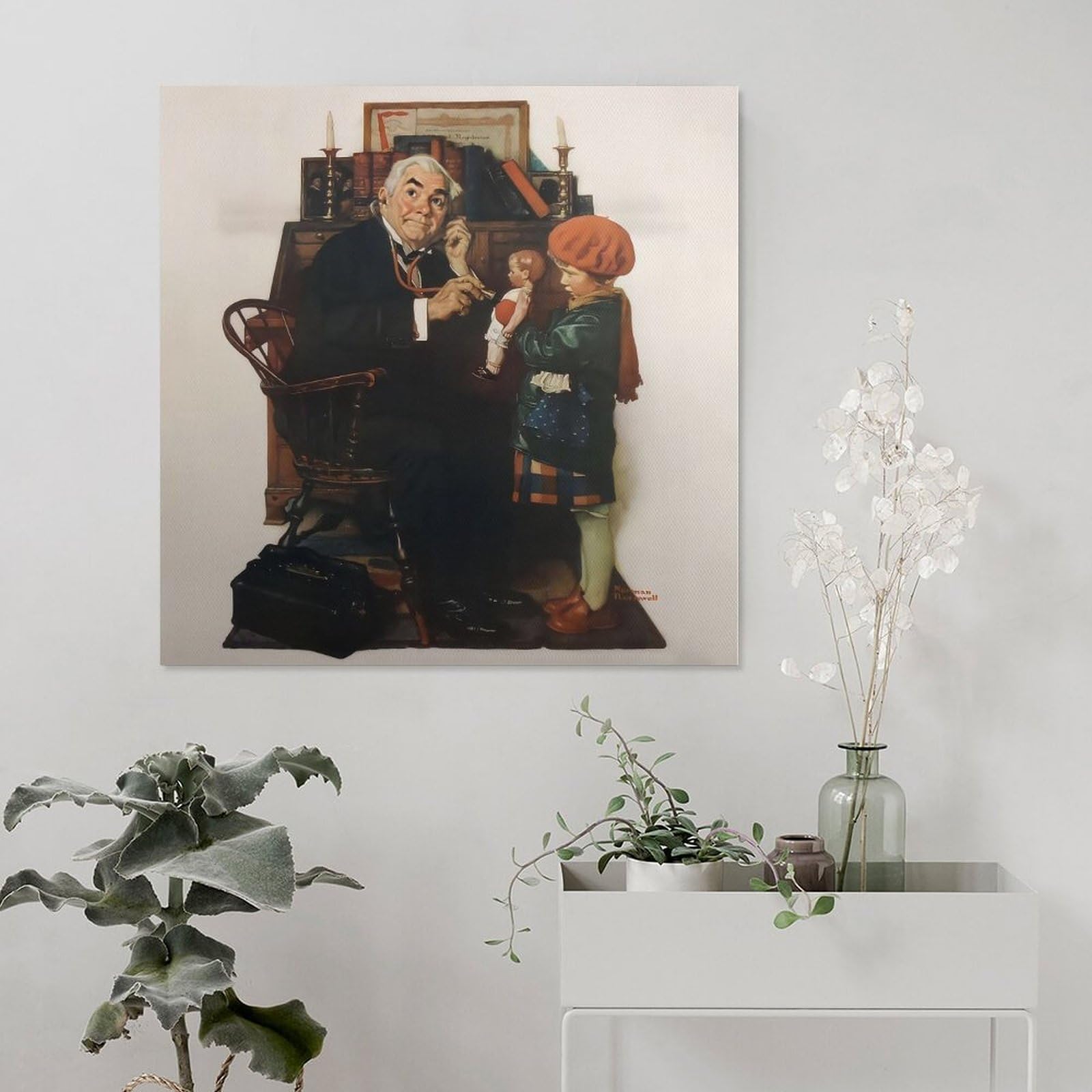 Amazon.co.jp: Norman Rockwell ノーマンロックウェル（医師と人形