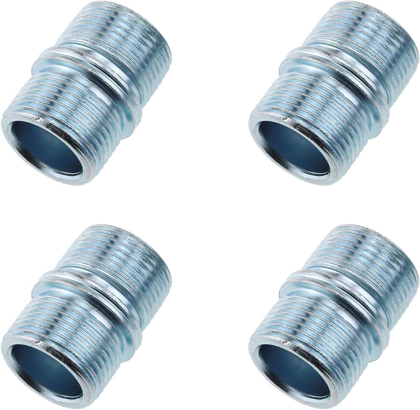 Metal Rack Connector 4pcs 1Inch/25.4mm Wire Rack Shelve Unit Pole Connector Storage Shelf Shelving Holder Connection Nuts Replacement Parts (ID: 16mm, OD: 23mm)