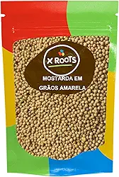 Mostarda em Grãos Amarela Importada 100% Puro 500gr - X Roots