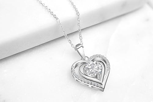 Miniatura 6 de Sterling Silver Necklace for Mother of the Bride gift from daughter, Wedding Gift for mom from Bride. Bride to Mom necklace (Mom from Bride)