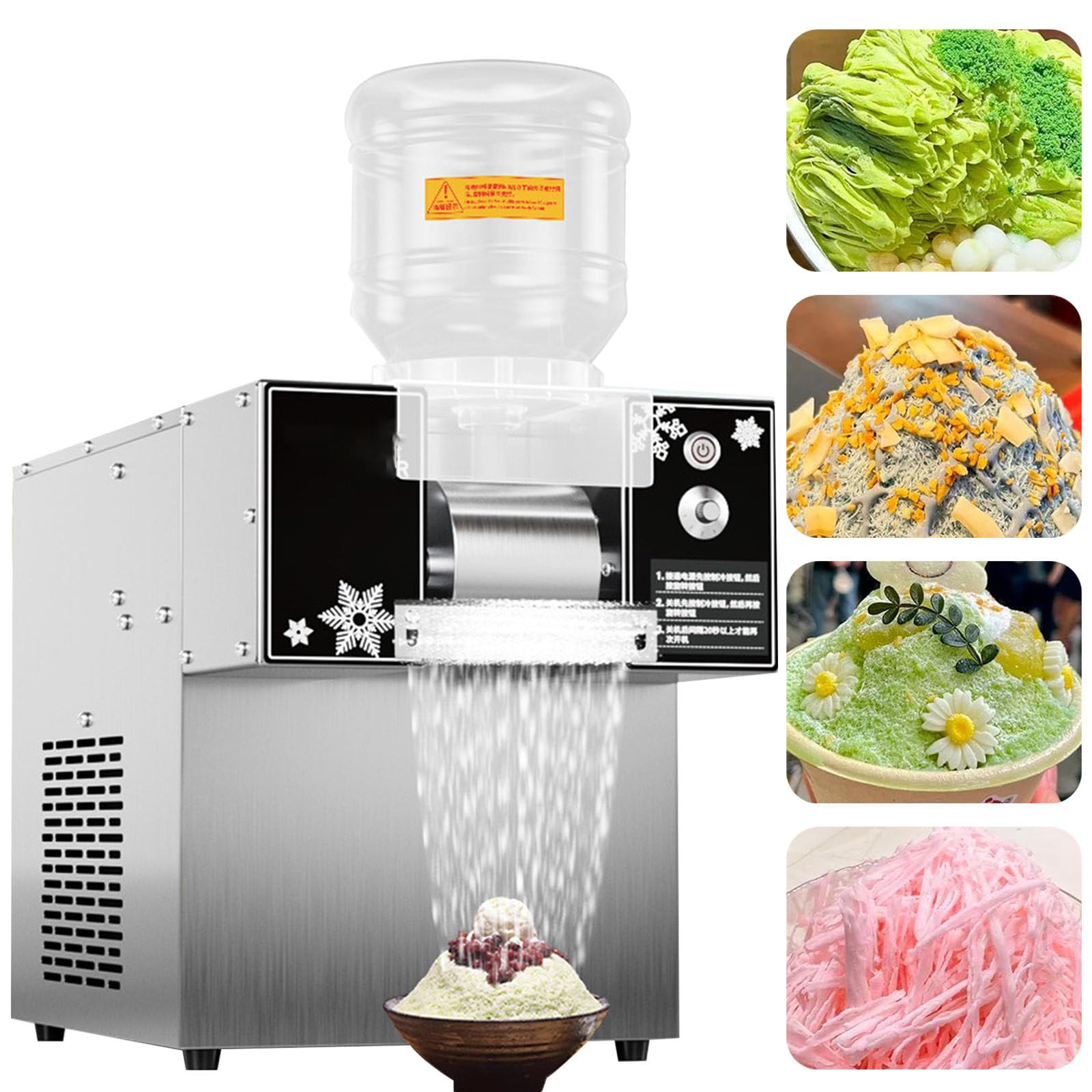 Machine à glaçons flocons pour bingsu coréen et desserts glacés maison