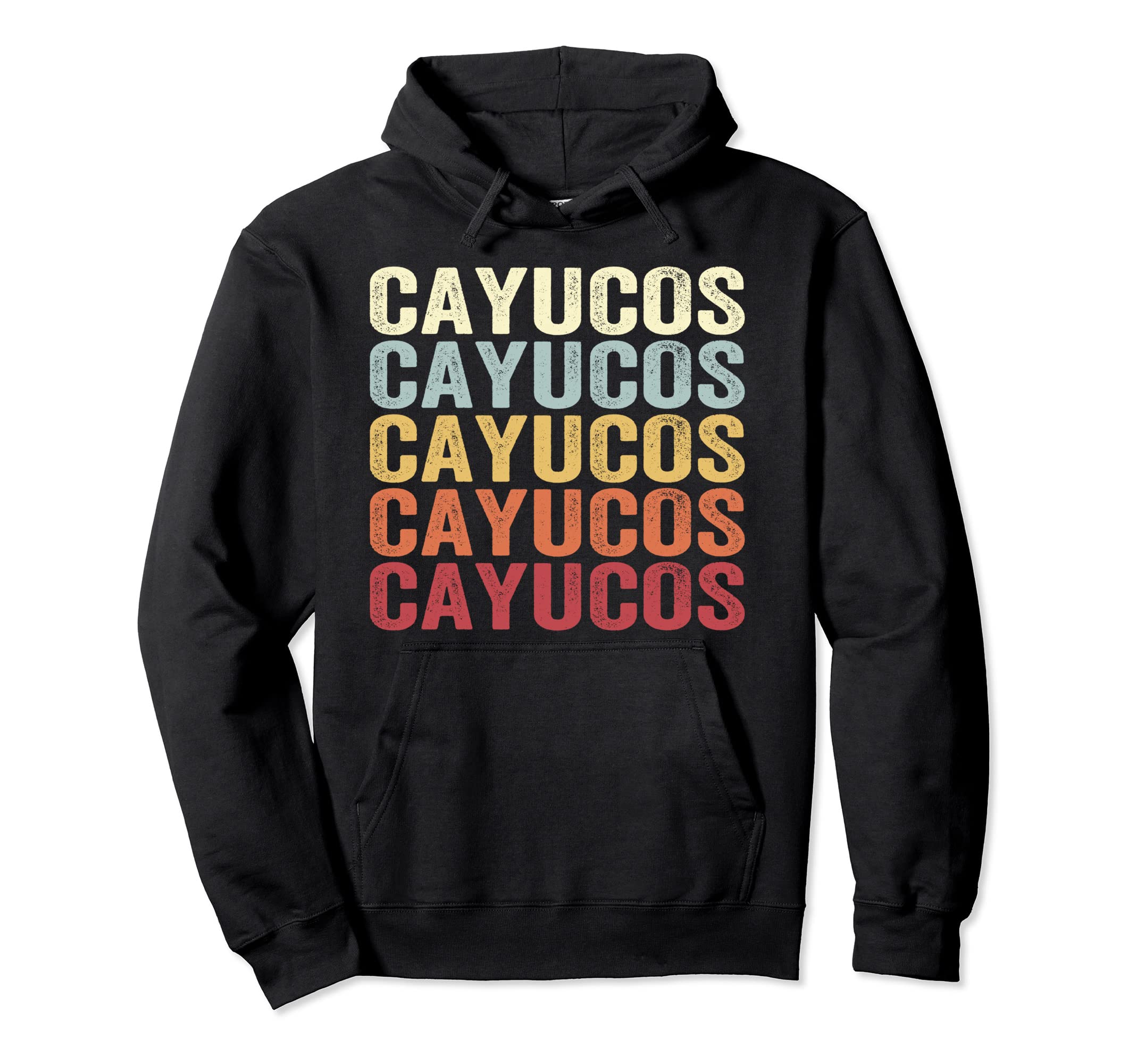 Cayucos California Cayucos CA Retro Vintage Text Pullover Hoodie
