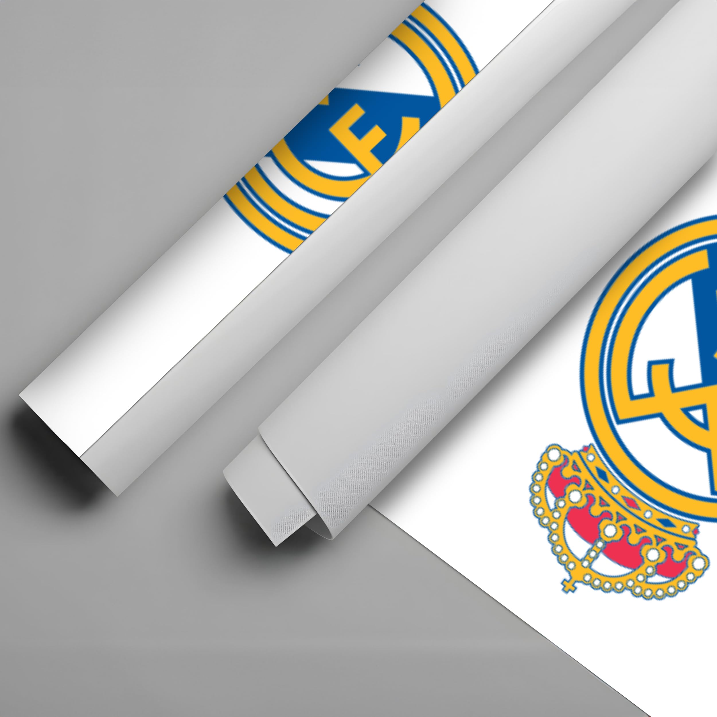 Real Madrid Licencjonowany Dekoracyjny Naklejka Ścienna Winylowa 65x40 cm