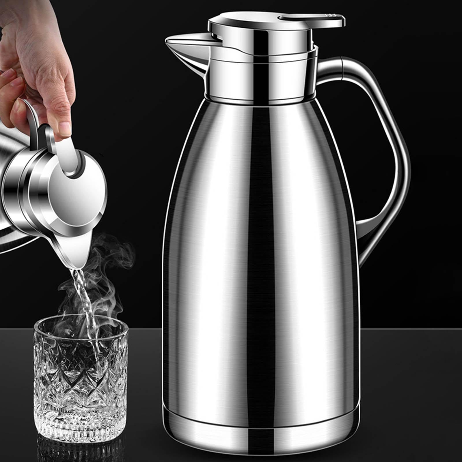 Botella térmica de acero inoxidable de 2,3 l para café, cocina, agua y bebida