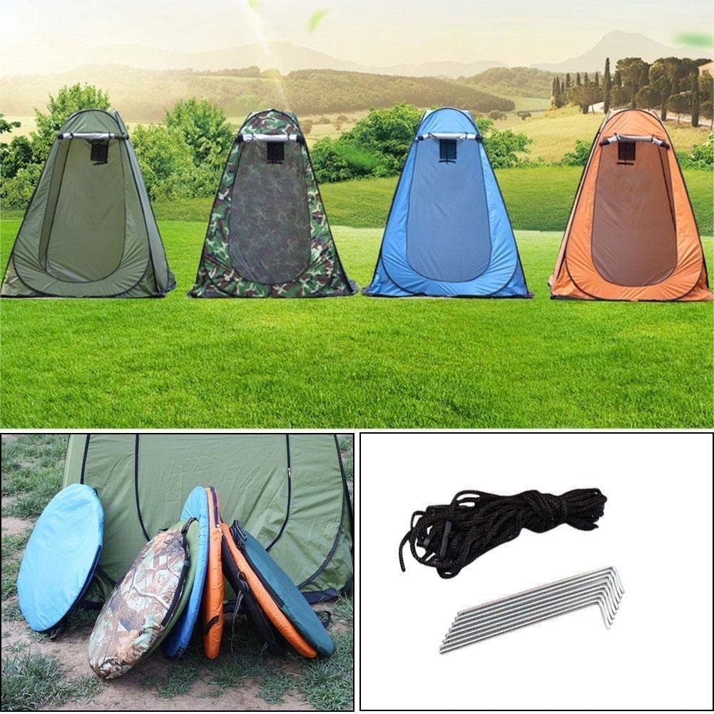 Toilettenzelt Pop Up Zelt Pop-Up-Zelt Camping-Toilettenzelte Wasserdichtes UV-Duschzelt Babyzelt Einzelzimmer Privatsphäre for Camping Picknick Angeln Festivals Urlaub Strand