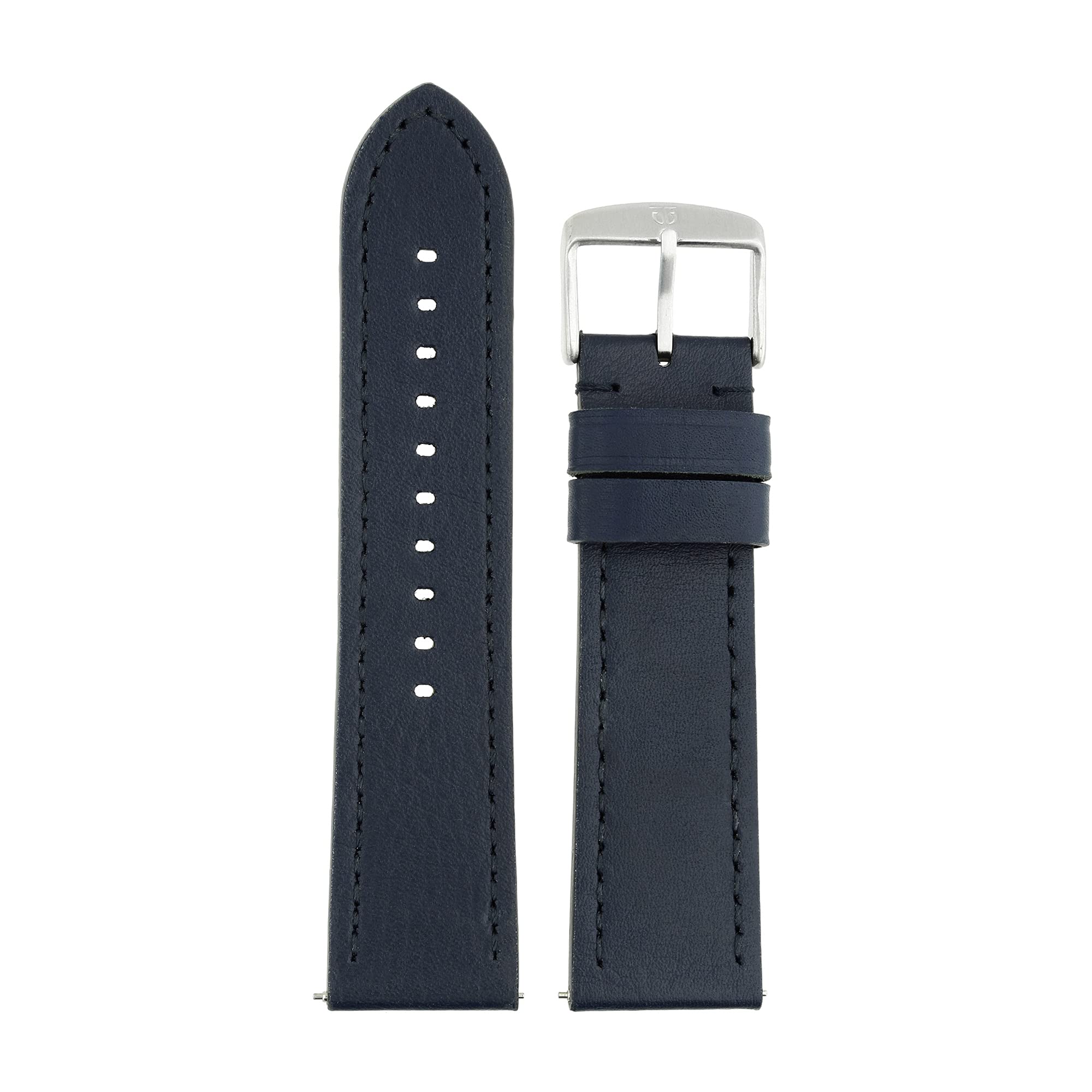 Titan 24 mm Blue Genuine Leather Strap for Men (B0919ZPLY6) Amazon Price History, Amazon Price Tracker