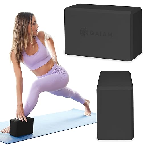 Gaiam Foam Yoga Block for Stability Support