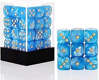 Vista 46 de 36 de paquete de dados de 12 mm de lado de 6 caras MINI, juego de dados de colores translúcidos, dados de 6 caras de colores estándar para Tenzi