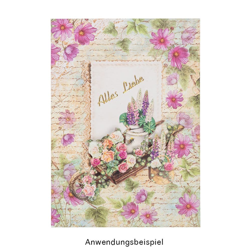 10 Cartes De Vœux Vierges + Enveloppes B6 (16,5x11,5cm) - Multicolores, Papier 250g/m², Créatives - 10
