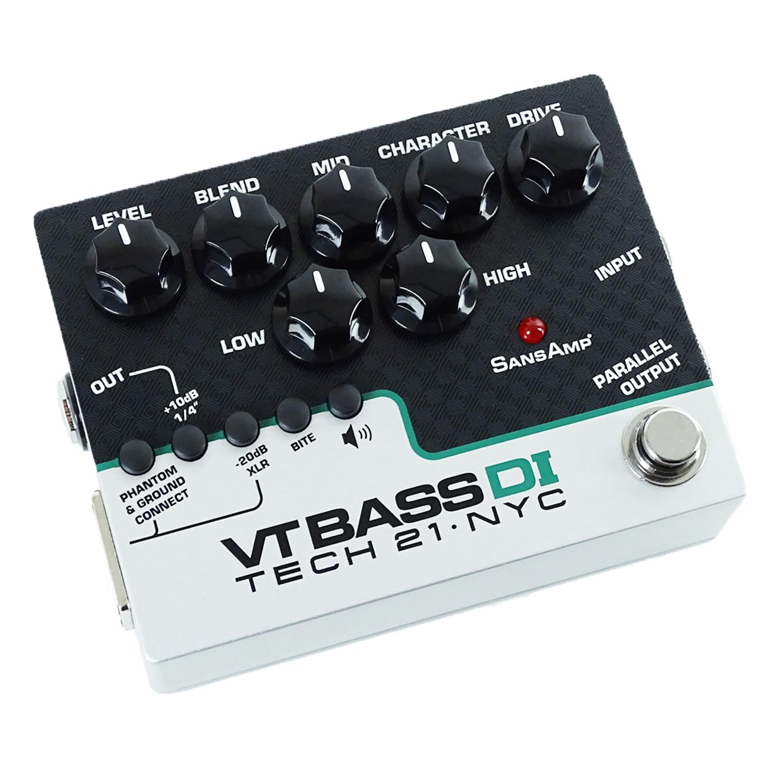 SansAmp Character VT Bass DI Preamp Effektpedal + keepdrum Netzteil