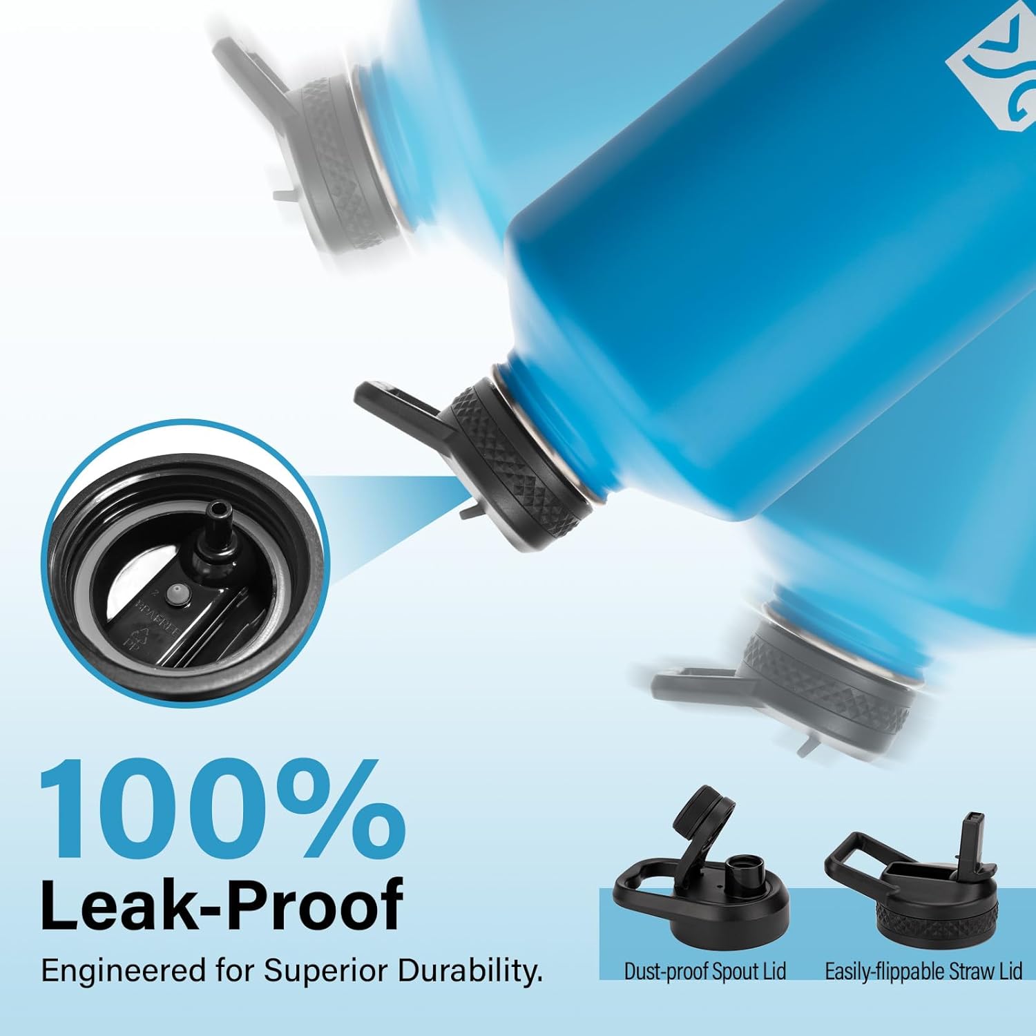 1 Gallon Water Bottle Insulated | Thickened Stainless Steel Vacuum Metal Water Jug | Portable Sports Large for Gym and Hiking with Straw, Carrier Bag, Handle Strap | BPA-Free 128 oz - Image 7