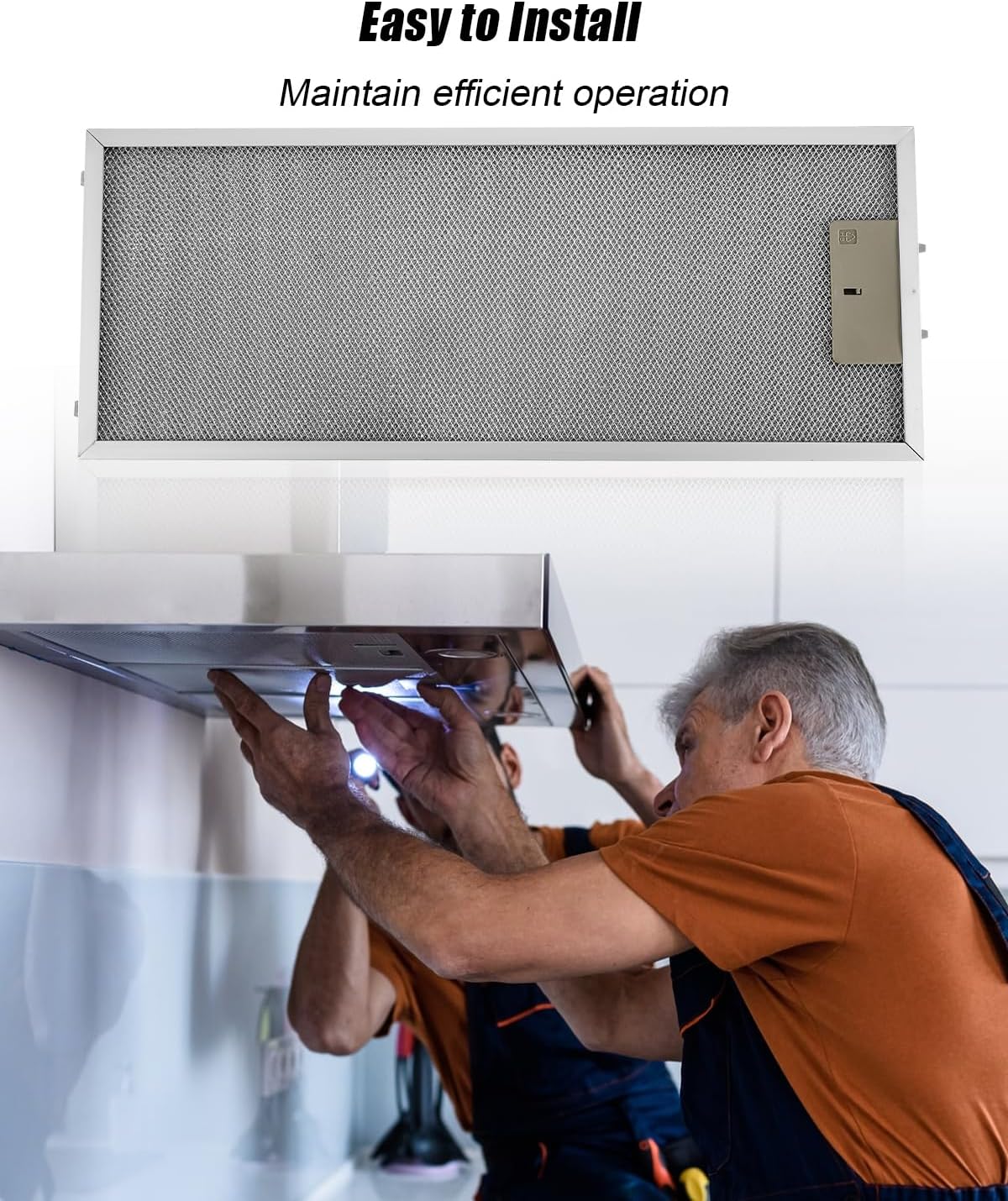 Range Hood Grease Filter Replace 5304484121 Fit for Frigidaire FHPC3660LSA FHPC4260LSA