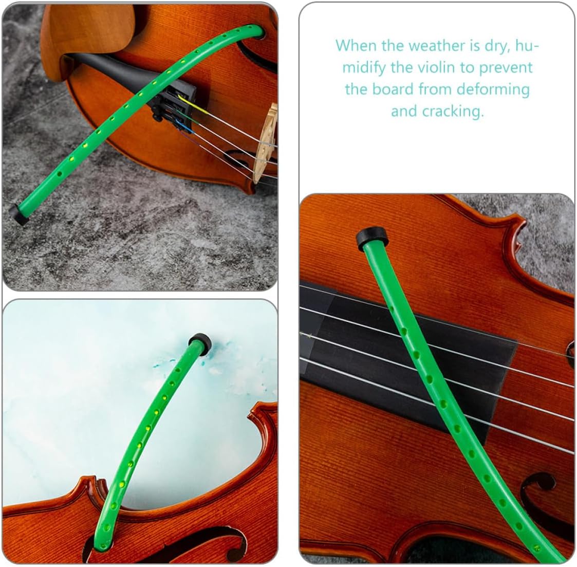 MILISTEN 5pcs Viola Shoulder Rest Violin Humidifier f Hole Humidifier Easy to Carry