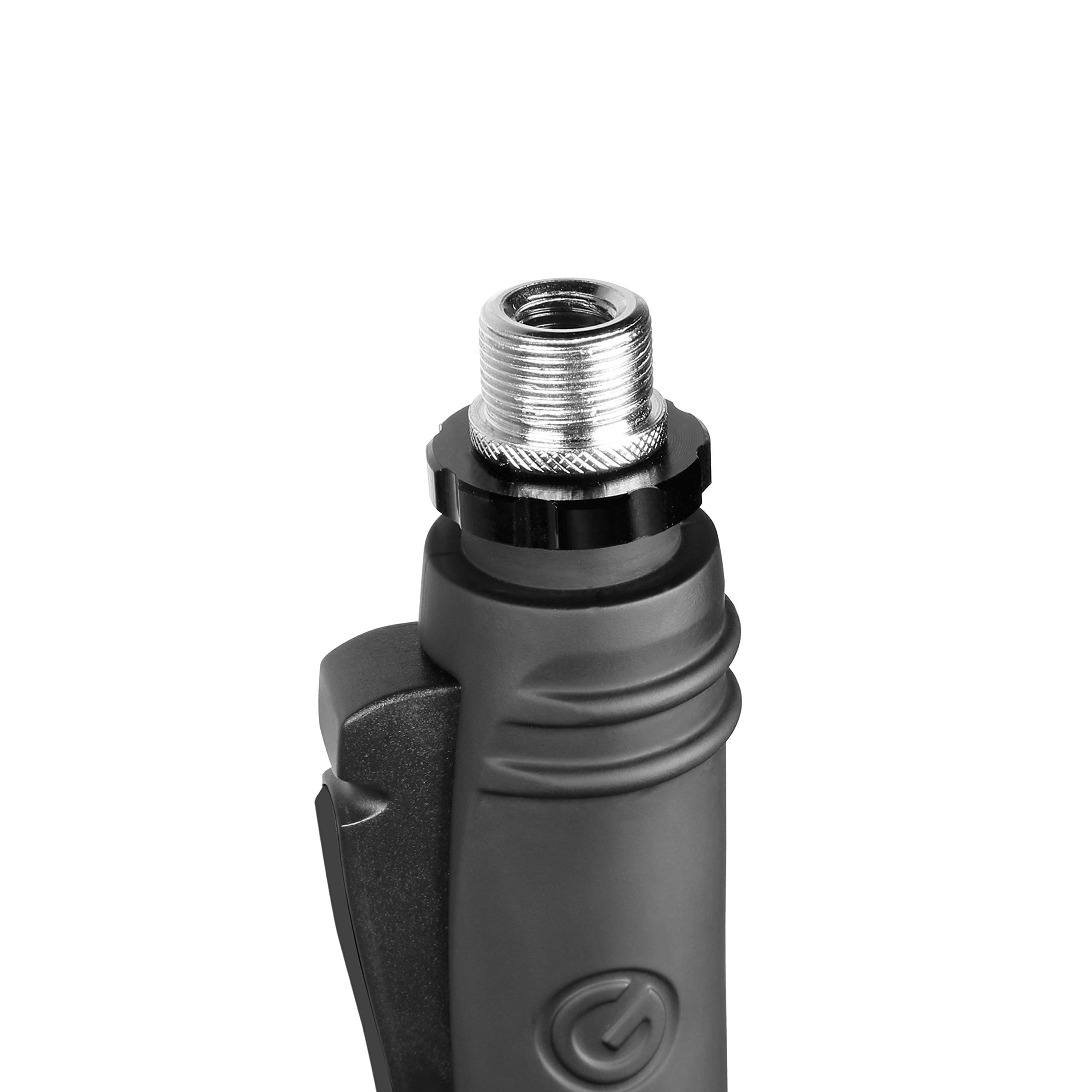 Gravity MS 231 HB - Asta microfonica dritta con base tonda e altezza regolabile con una mano