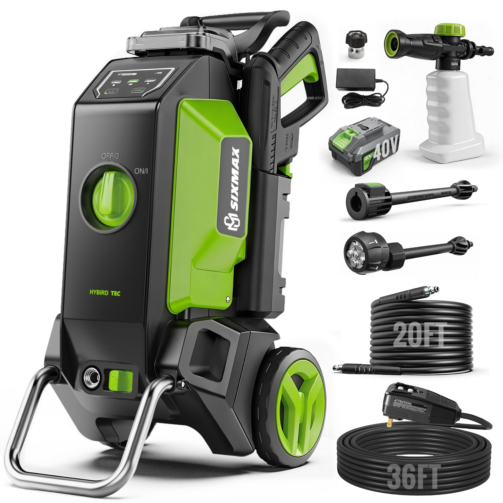 SIXMAX Dual Power Pressure Washer