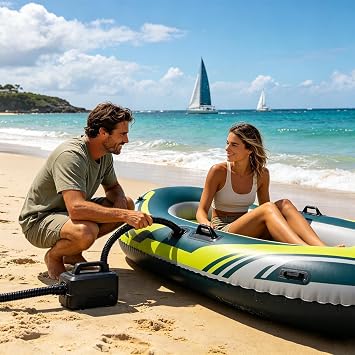 Paddle Board Pump Adapter Set - Inflatable Inflator Attachment, Universal Converter Hose Kit with Multiple Nozzles, Rapid Connection Tool, Connector Accessory for Surfboard Raft Kayak